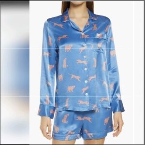 Rails Clarise Pink Cheetahs Short Pajamas Size XS